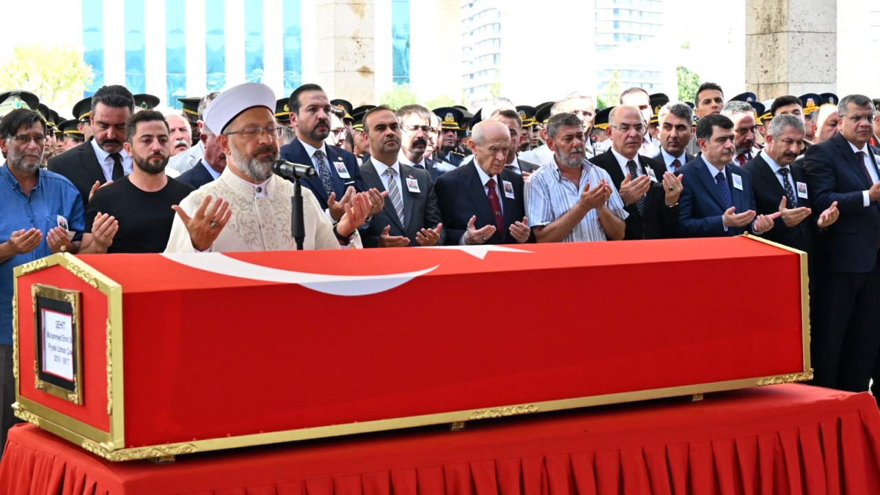 Şehit Muhammed Emin Önk, Cebeci Mezarlığı’na defnedildi