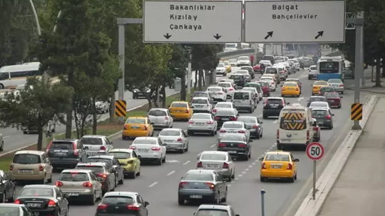 Ankara'da trafiğe kayıtlı otomobil sayısı 2 milyona dayandı