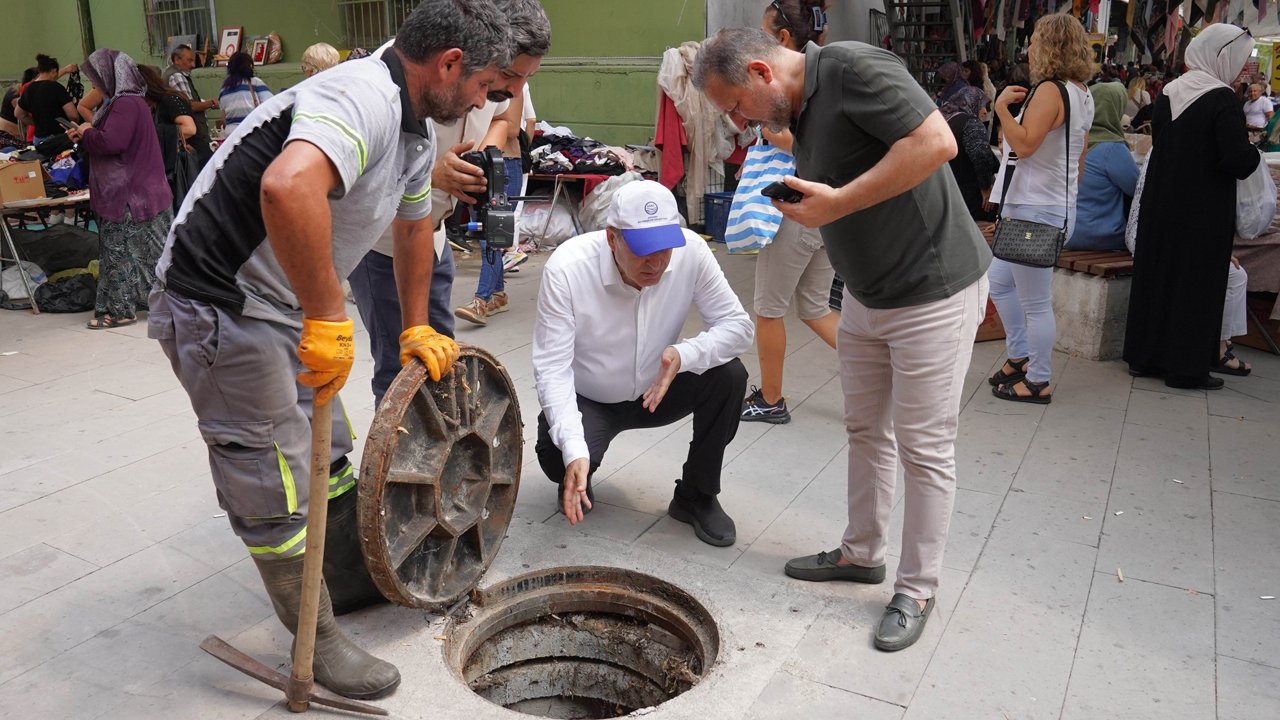 ASKİ Genel Müdürü sahaya indi: Sel baskını yaşanan yerlerde inceleme yapıldı