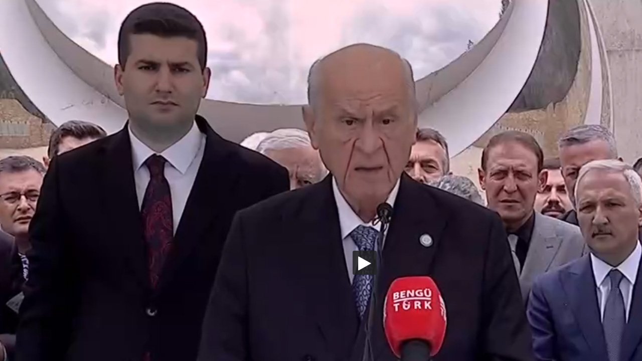 Devlet Bahçeli Ülkü Ocakları Başkanı Ahmet Yiğit Yıldırım’a sahip çıktı