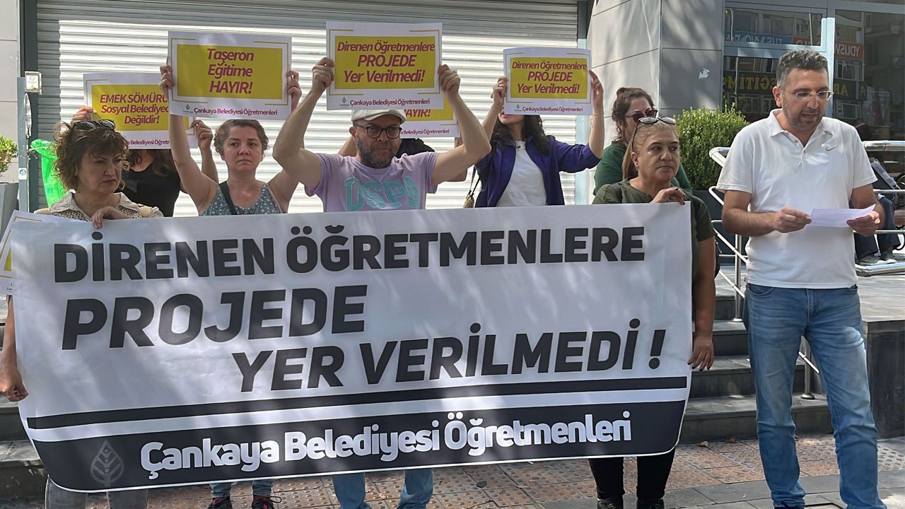 Öğretmenlerden Çankaya Belediyesi'ne çok sert eleştiri