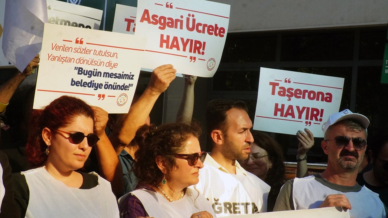 Özel sektör öğretmenleri asgari ücrete karşı direniyor