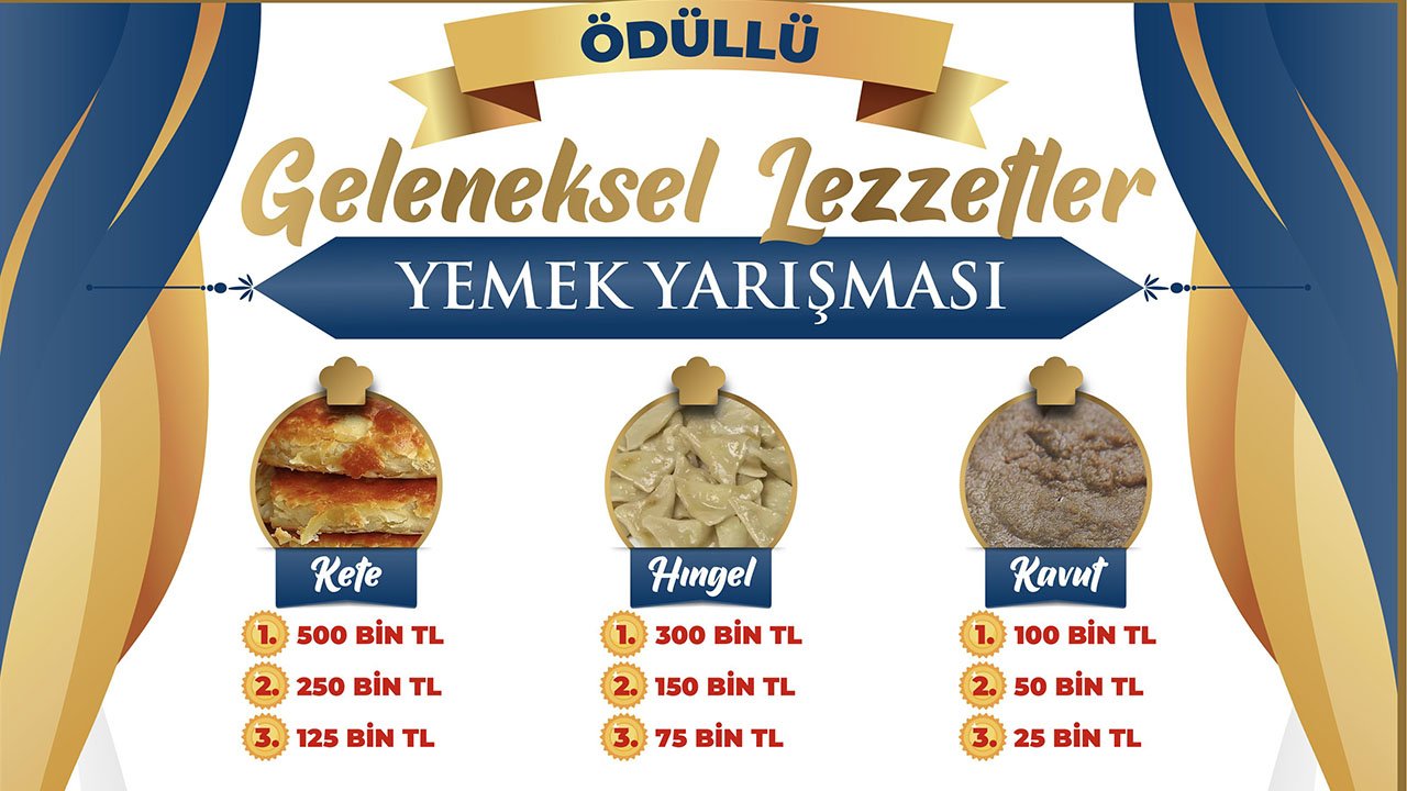 Ankara’da 500 bin TL ödüllü yemek yarışması