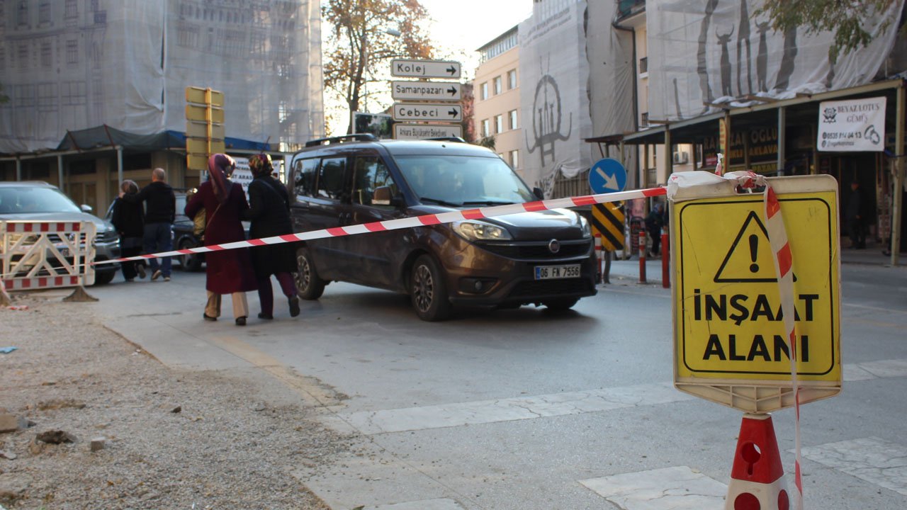 Anafartalar Caddesi'ndeki çalışmalar yıl sonunda tamamlanacak