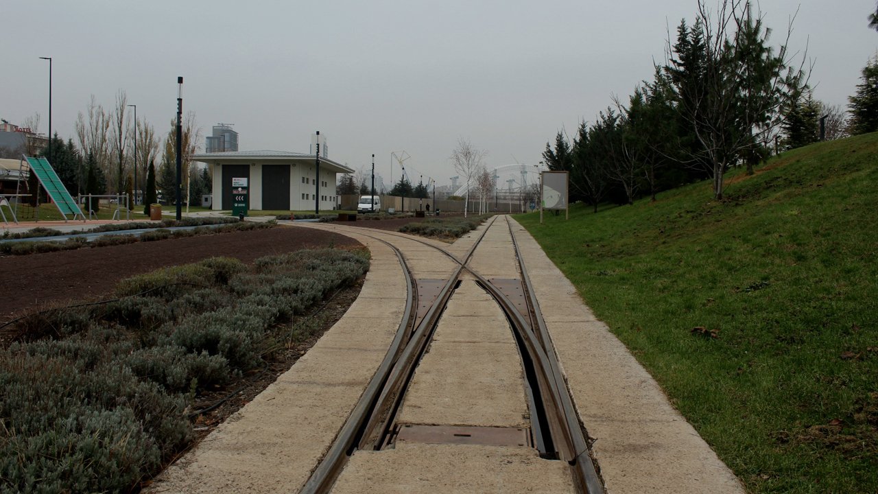 Başkent Millet Bahçesi'nde nostaljik tramvay hattı çalışmıyor