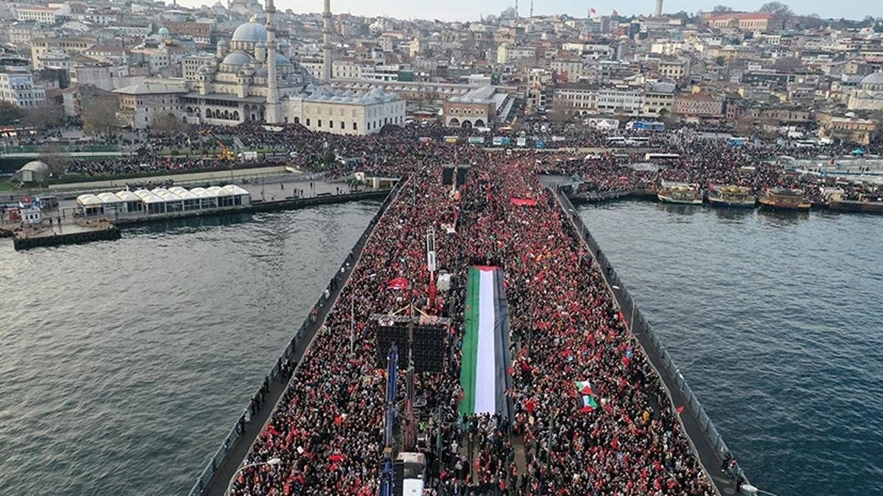 İstanbul'da büyük Filistin mitingi düzenlenecek