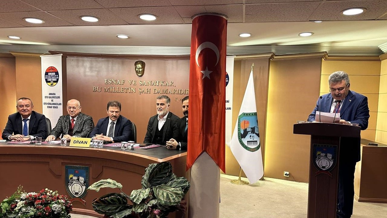 Ankara'nın oto galeri kralları toplandı: Yeni başkan belli oldu