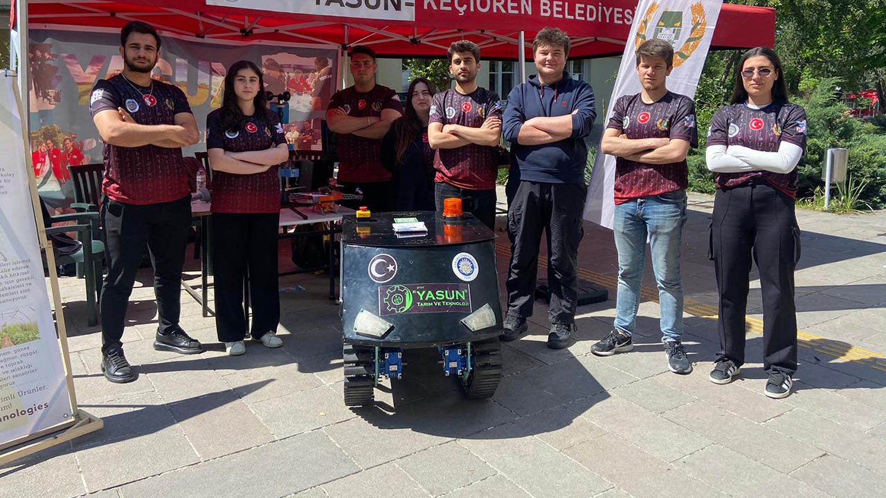 Ankara’da öğrenciler geliştirdi: Akıllı ilaçlama yapıyor