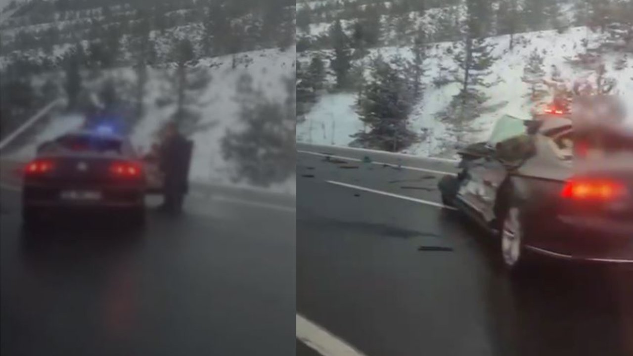 Ankara'da büyük kaza: 1'i polis 2 kişi hayatını kaybetti
