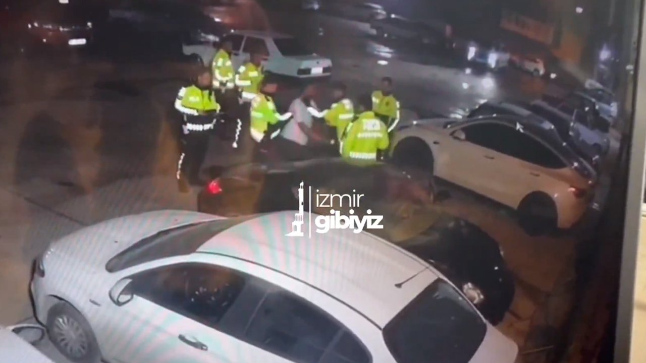 İzmir’de şok olay: Video görüntüsü ortaya çıktı, o polisler açığa alındı