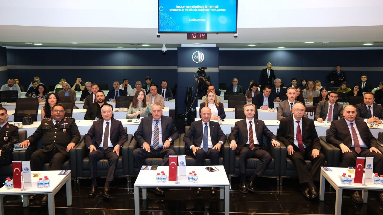 İnşaat sektöründe iş teftişi toplantısı Ankara’da gerçekleştirildi