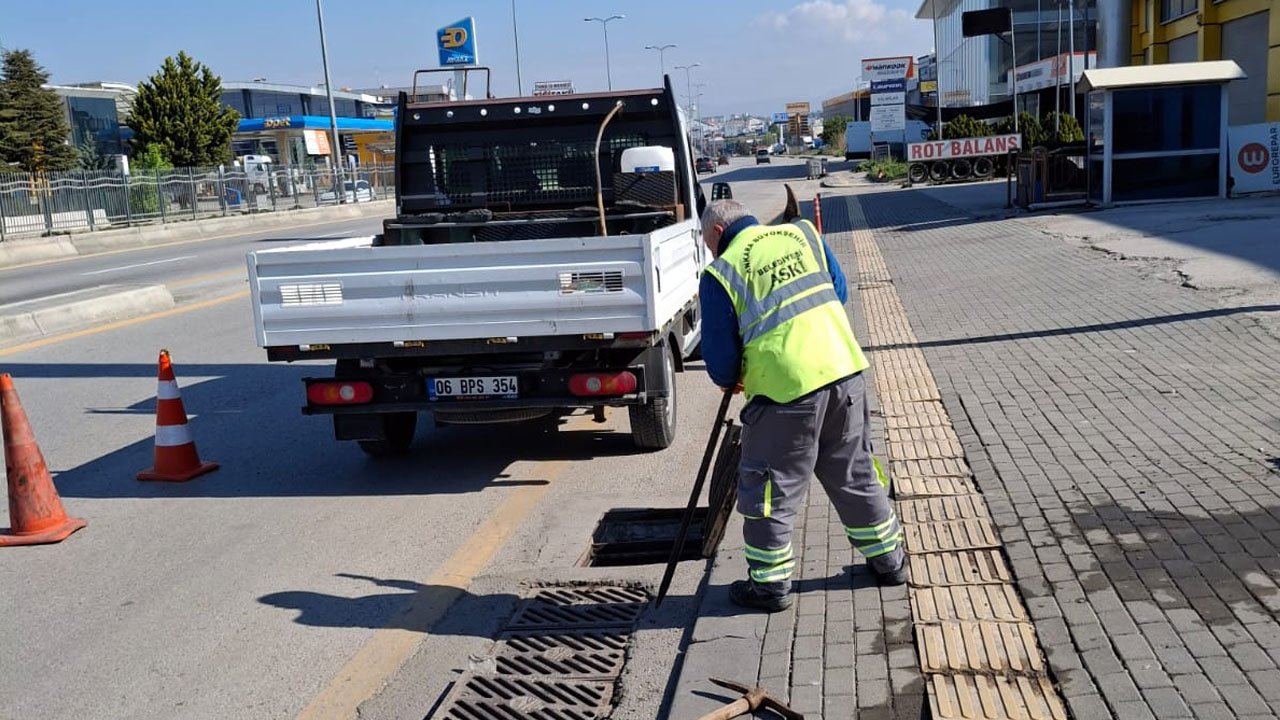 ASKİ Şaşmaz Sanayi'de sahaya indi: Izgaralar kontrol edildi