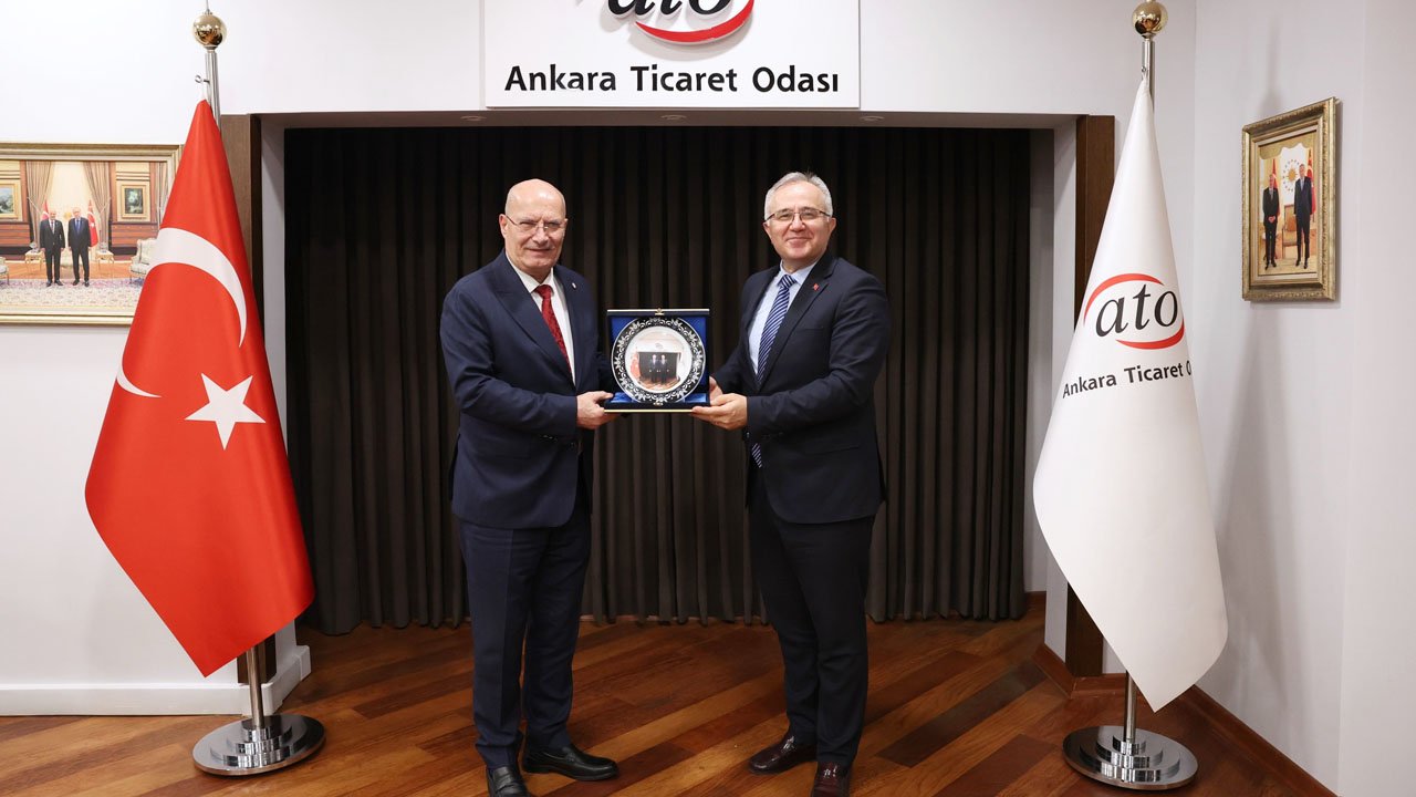 Ankara'nın ticaret patronu Hacettepe Rektörü'nü ağırladı
