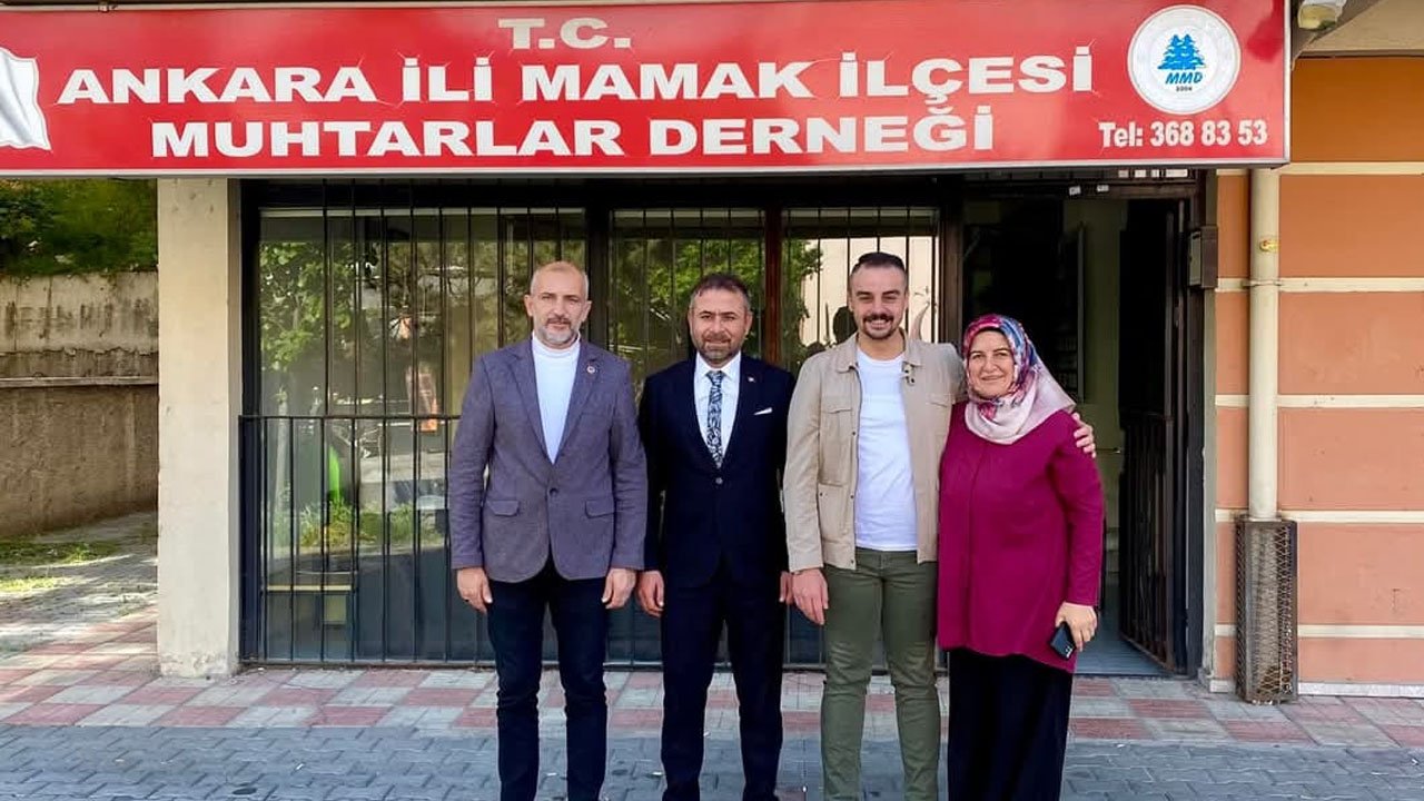 Mamak’ta muhtarlardan Başkan Şahin’e protesto