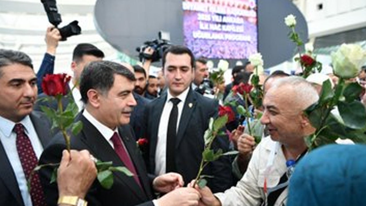 Ankara'nın ilk Hac kafilesi Esenboğa Havalimanı’ndan uğurlandı