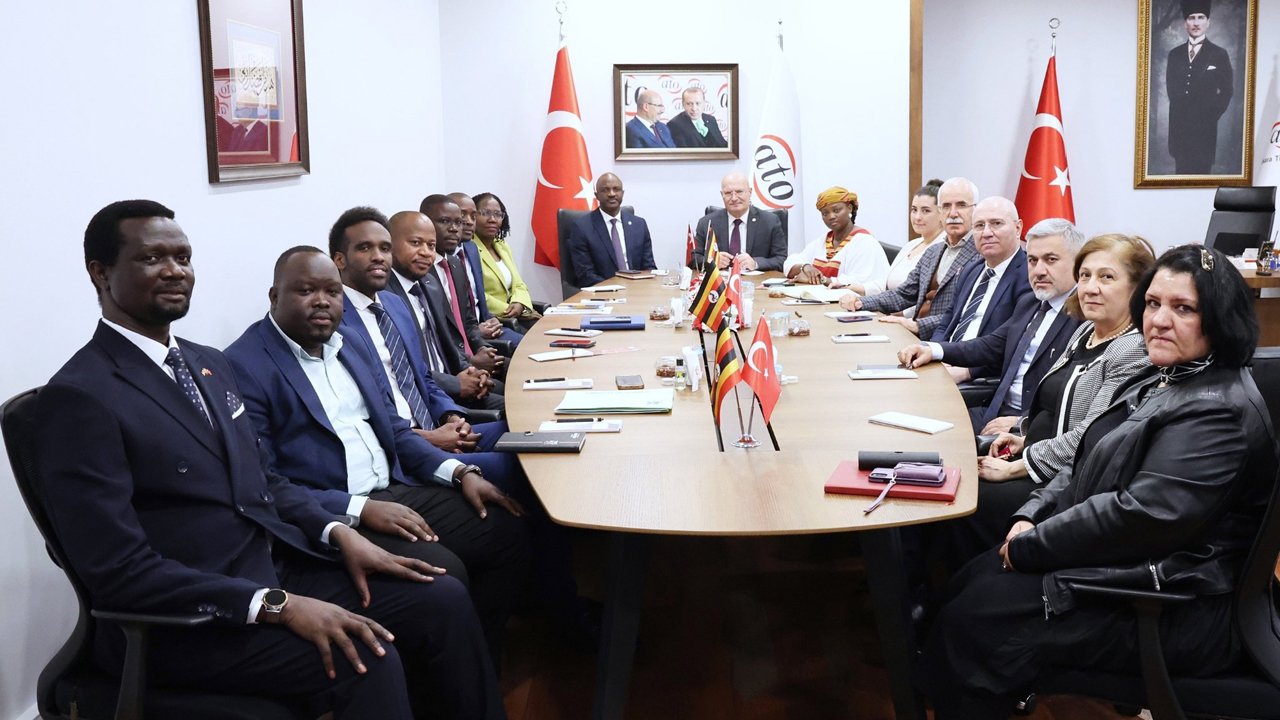 Ankaralı patronlar Ticaret Odası'nda Uganda heyetini ağırladı