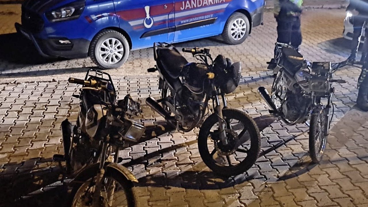 Kaman’da motorcu artistlere ceza yağdı!