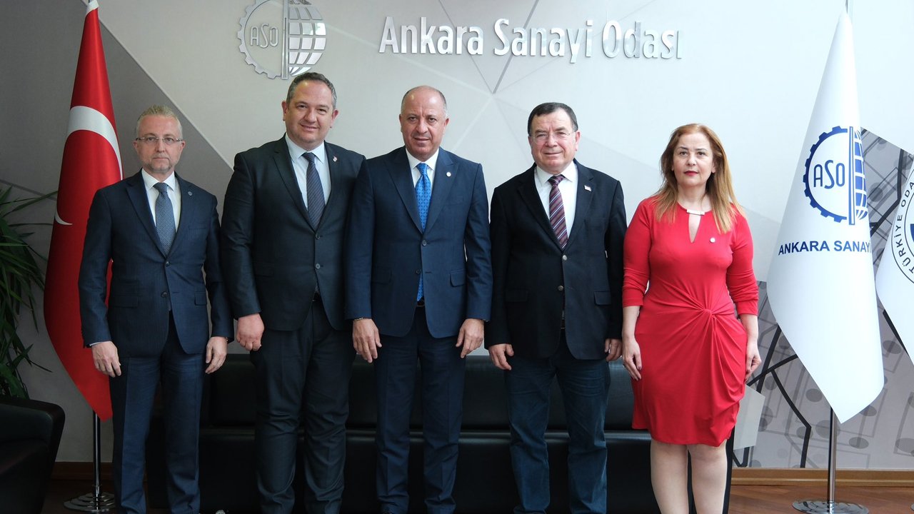 ASO Başkanı Ankara Kent Konseyi Sanayi Grubu’nu ağırladı