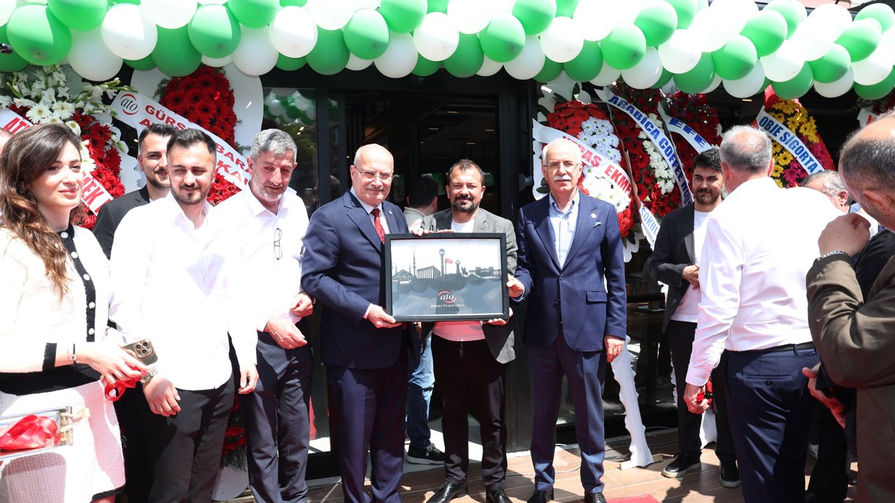 Ankaralı patronlar Çankaya'daki açılışta buluştu