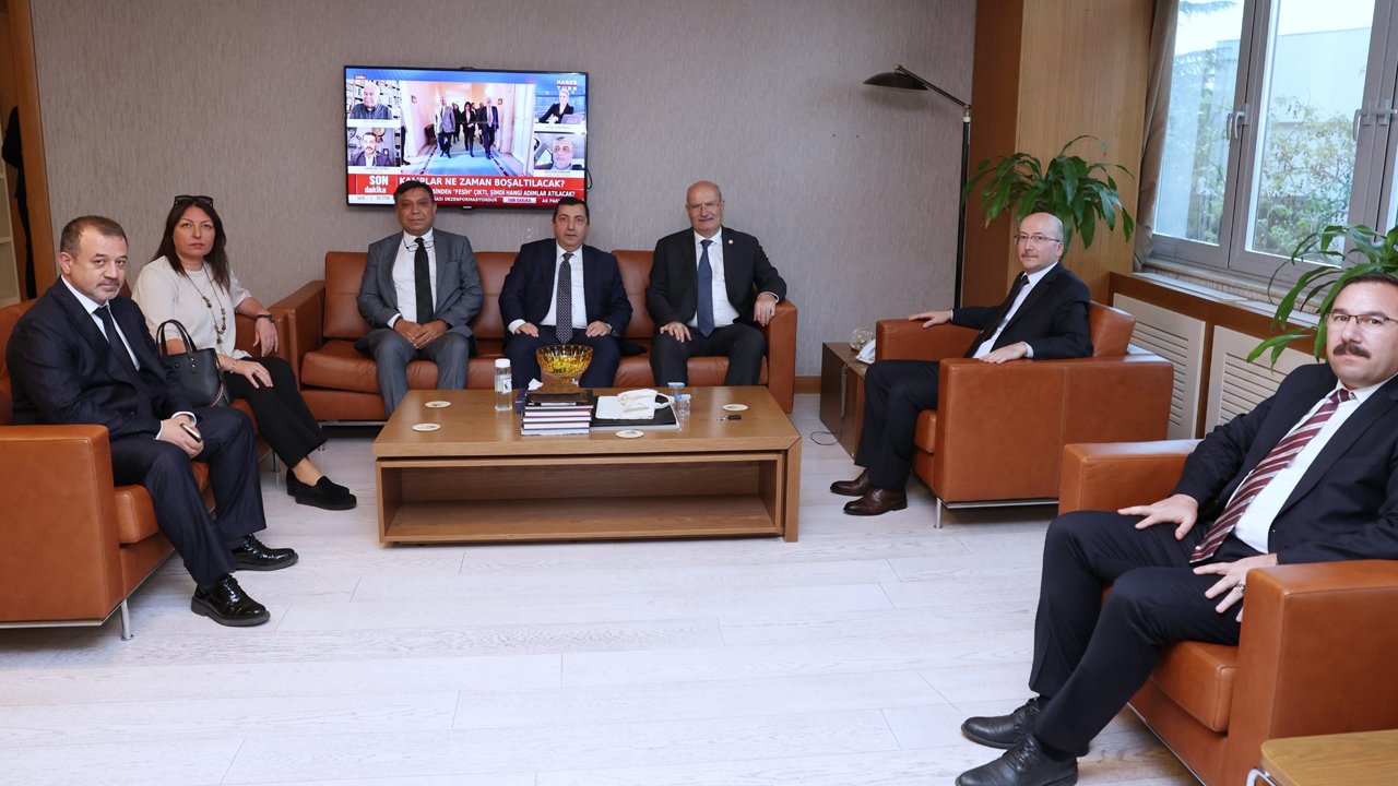 Ankaralı patronlardan Devlet Malzeme Ofisi’ne ziyaret