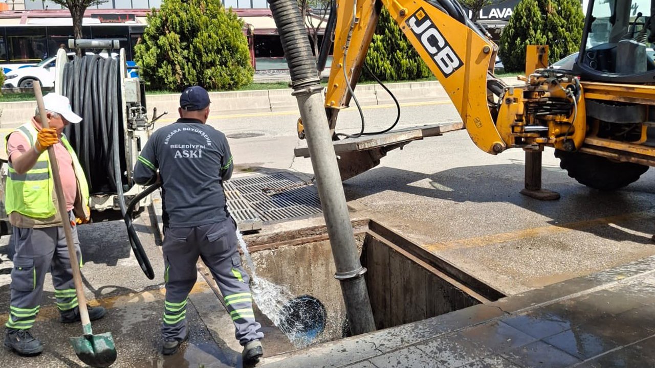 ASKİ’den Etimesgut’ta temizlik seferberliği