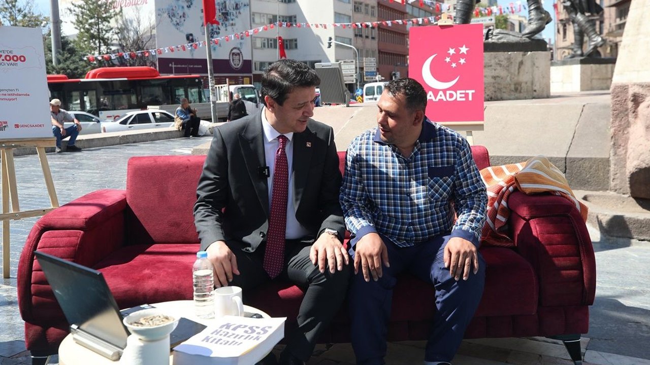 Saadet Lideri Mahmut Arıkan’dan “Ev Genci” eylemine destek