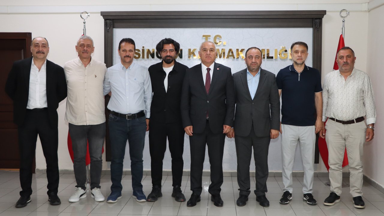 Sincan Gümüşhaneliler Derneği, Kaymakam Levent Kılıç’ı ziyaret etti