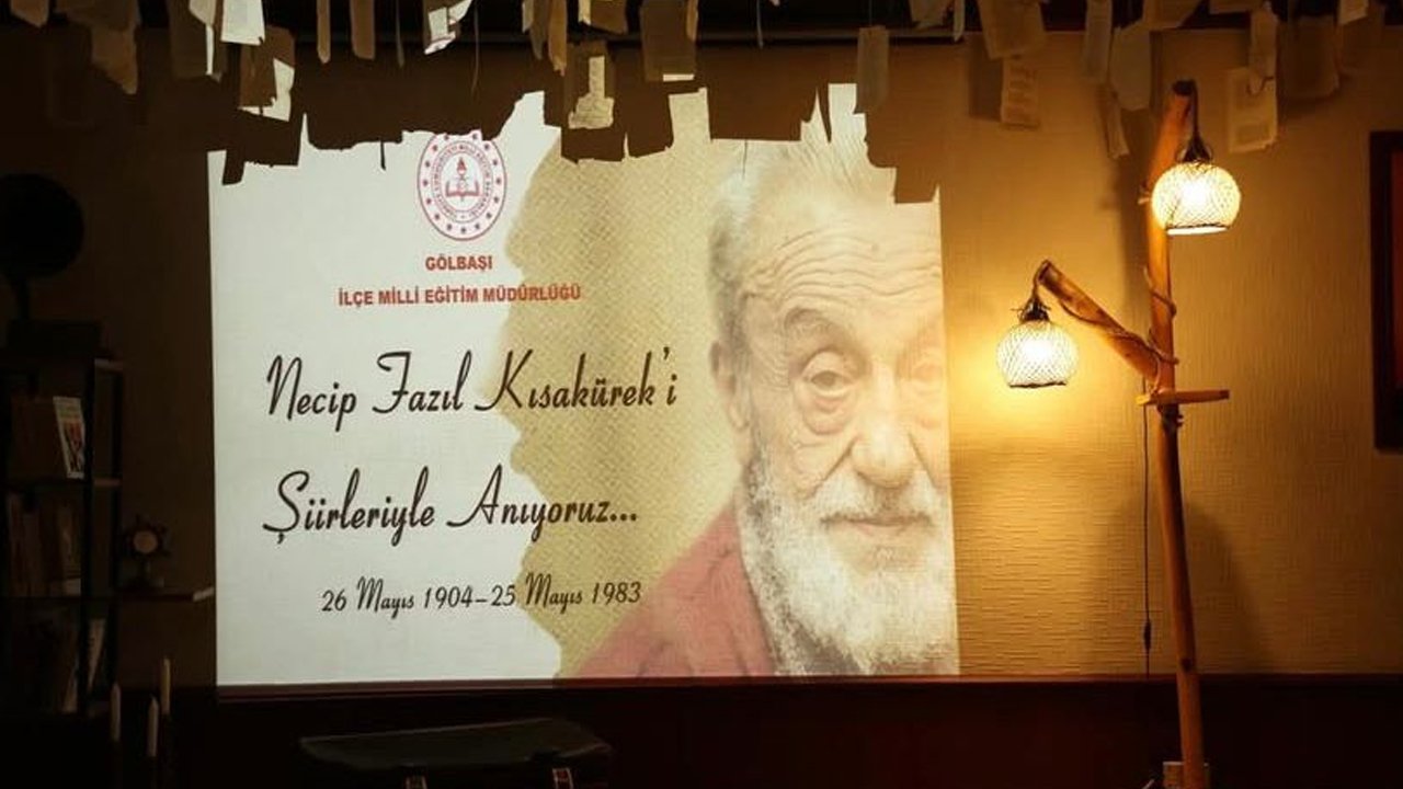 Necip Fazıl Kısakürek vefatının 40. yılında Gölbaşı’nda anıldı