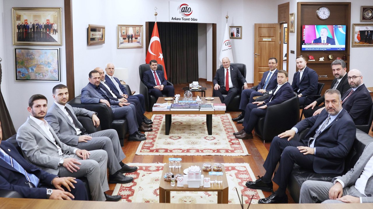 Ankaralı patronlar Vali Vasip Şahin'i ağırladı