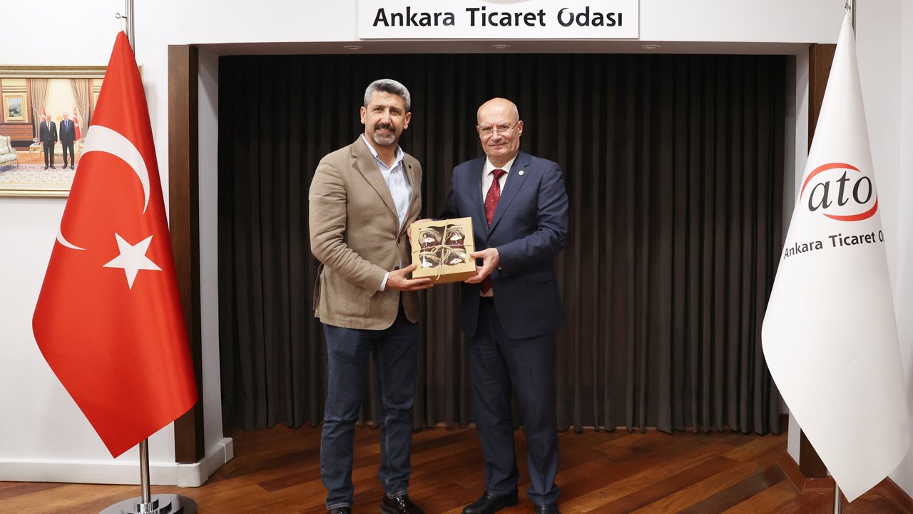 Kumluca Ticaret Borsası heyeti Ankaralı patronlar ile görüştü