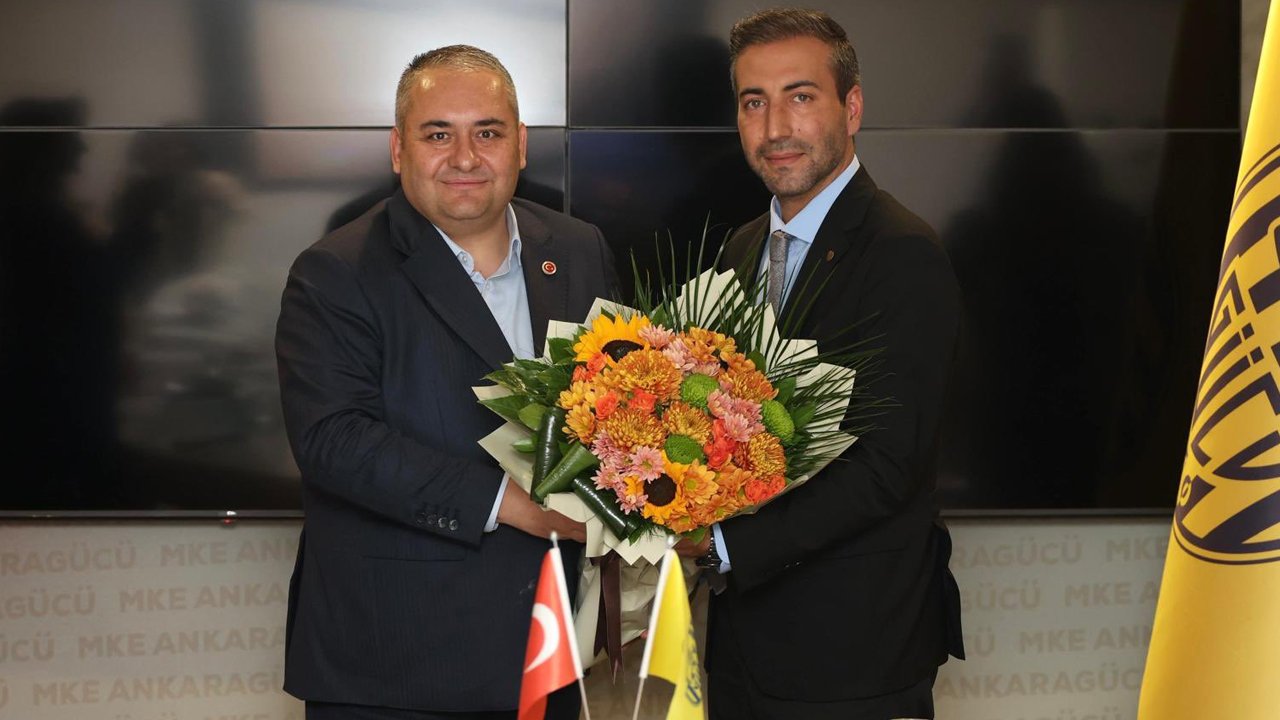 Keçiören Belediye Başkanı Özarslan’dan Ankaragücü’ne destek ziyareti