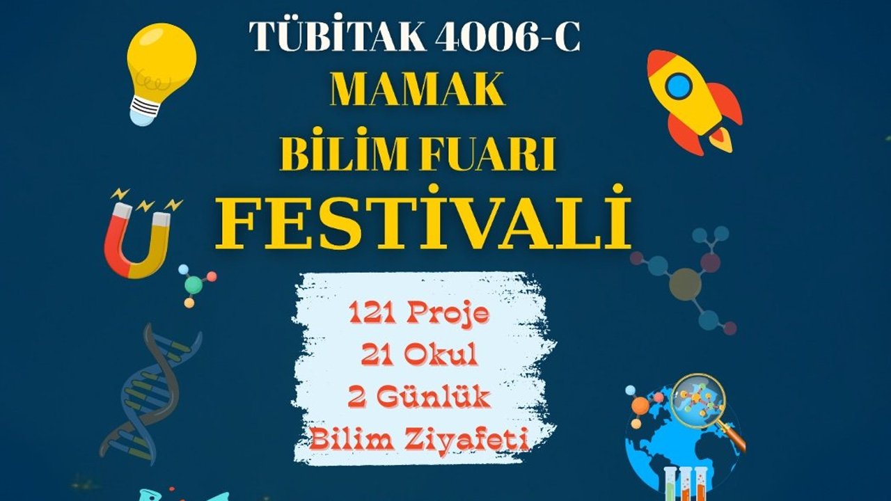 Mamak’ta bilim rüzgarı: 21 okuldan 121 proje fuara konuk olacak