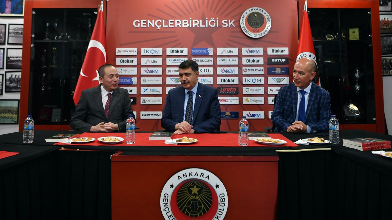 Ankara Valisi'nden Süper Lig’e yükselen Gençlerbirliği’ne ziyaret