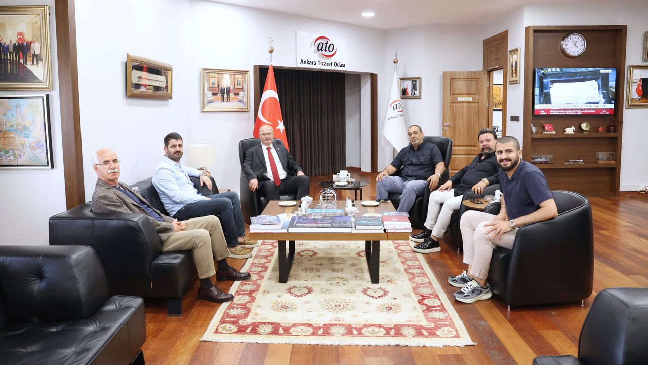 Ankara'da tatlı sektörü buluşması: Başkan Baran, iş insanlarını ağırladı