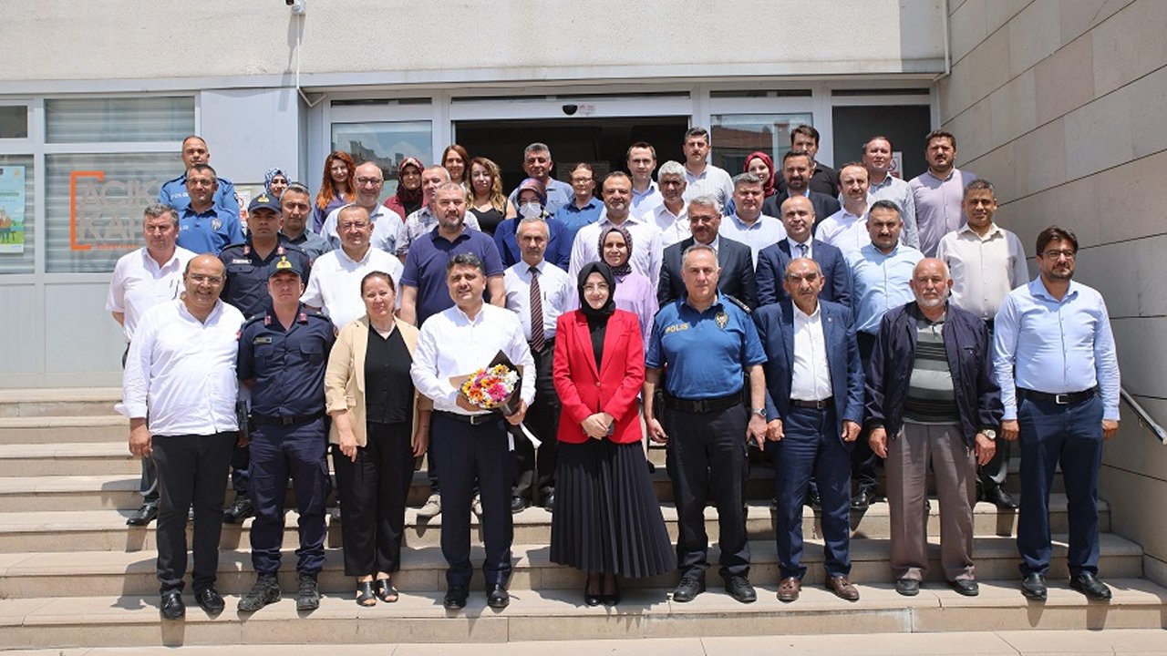 Ankara Akyurt’ta Kaymakam Mehmet Tunç’a veda töreni yapıldı