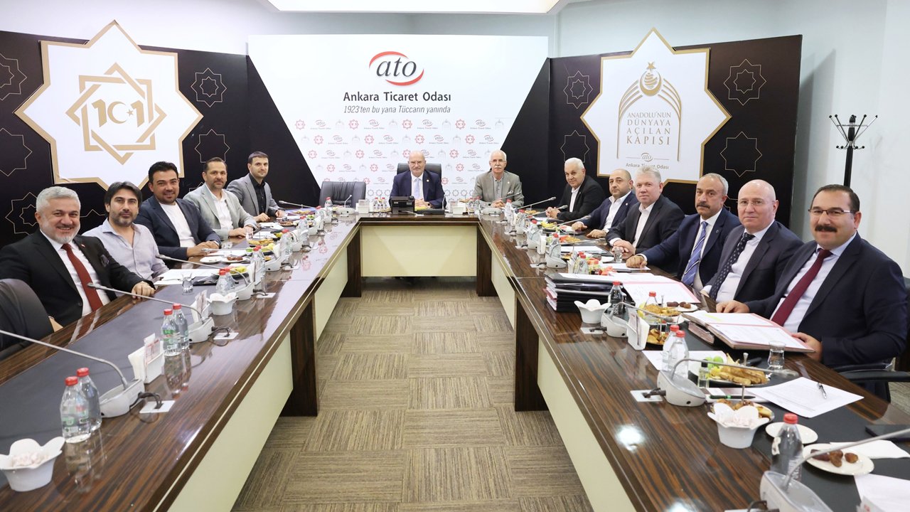 Ankara Ticaret Odası'nda Yönetim Kurulu Toplantısı gerçekleşti