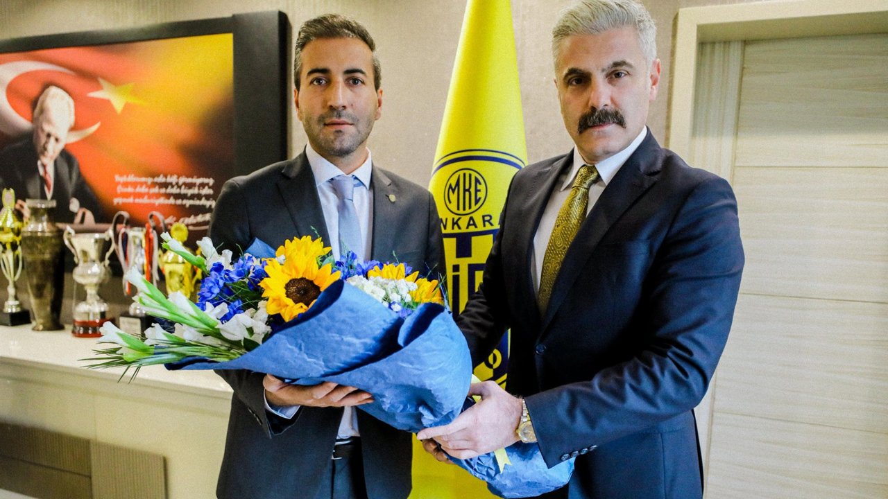 MHP ve İYİ Parti heyetleri Ankaragücü'nü ziyaret etti