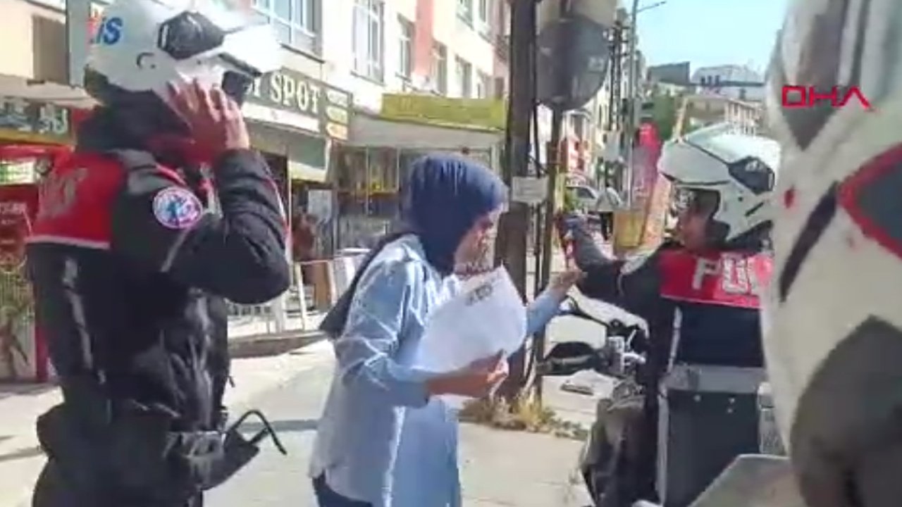 Mamak’ta YKS’ye geç kalan öğrenciyi polisler yetiştirdi