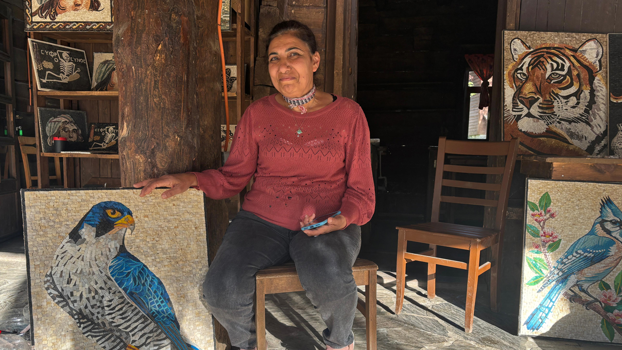Sakine Bostancı Hatay’ın kültürünü mozaiklere taşıyor