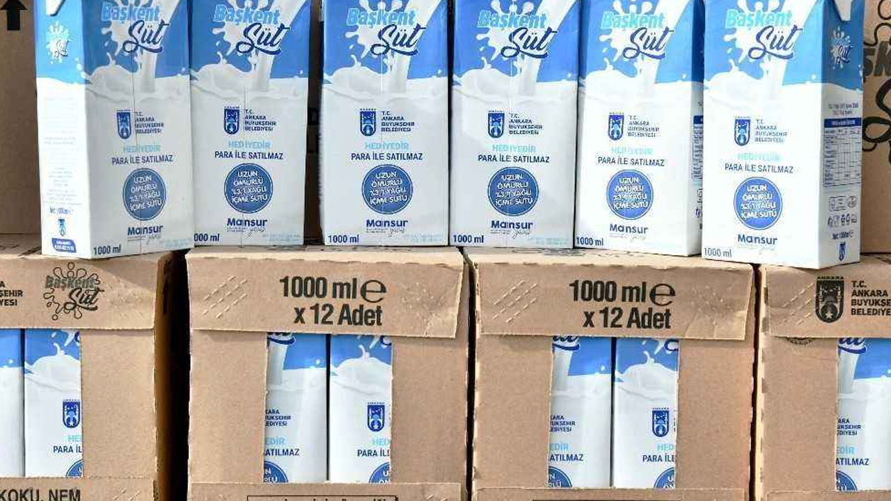Ankara'da 40 bini aşkın çocuğa süt desteği: 7 milyon TL harcadılar
