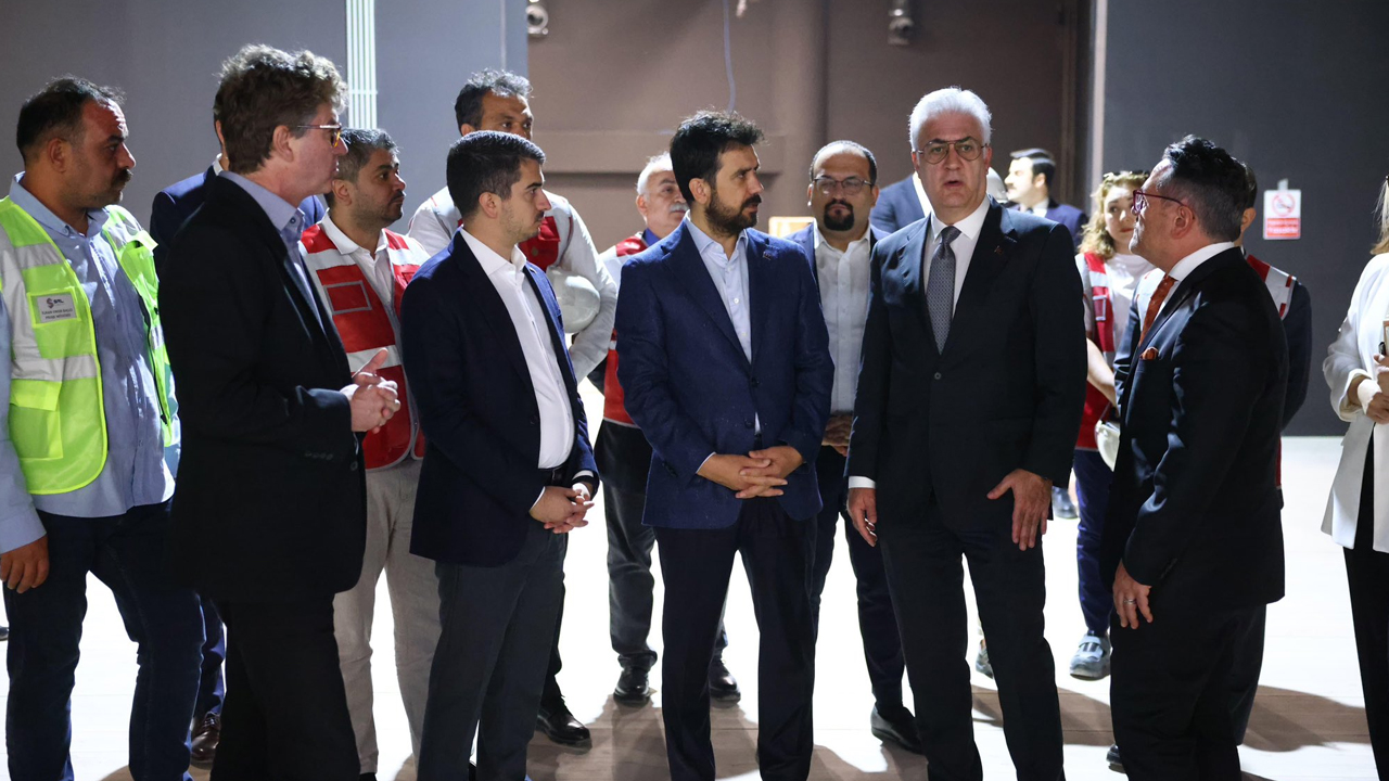 Tiyatro, opera ve bale müdürleri Çankaya'daki inşaatı yerinde inceledi