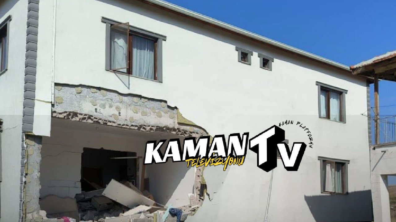 Kırşehir Kaman’ın Merdeşe Köyü’nde patlama korkuttu