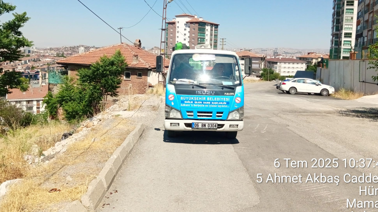 Ankara'da ekipler sivrisinek avında: Vatandaş şikayet etti