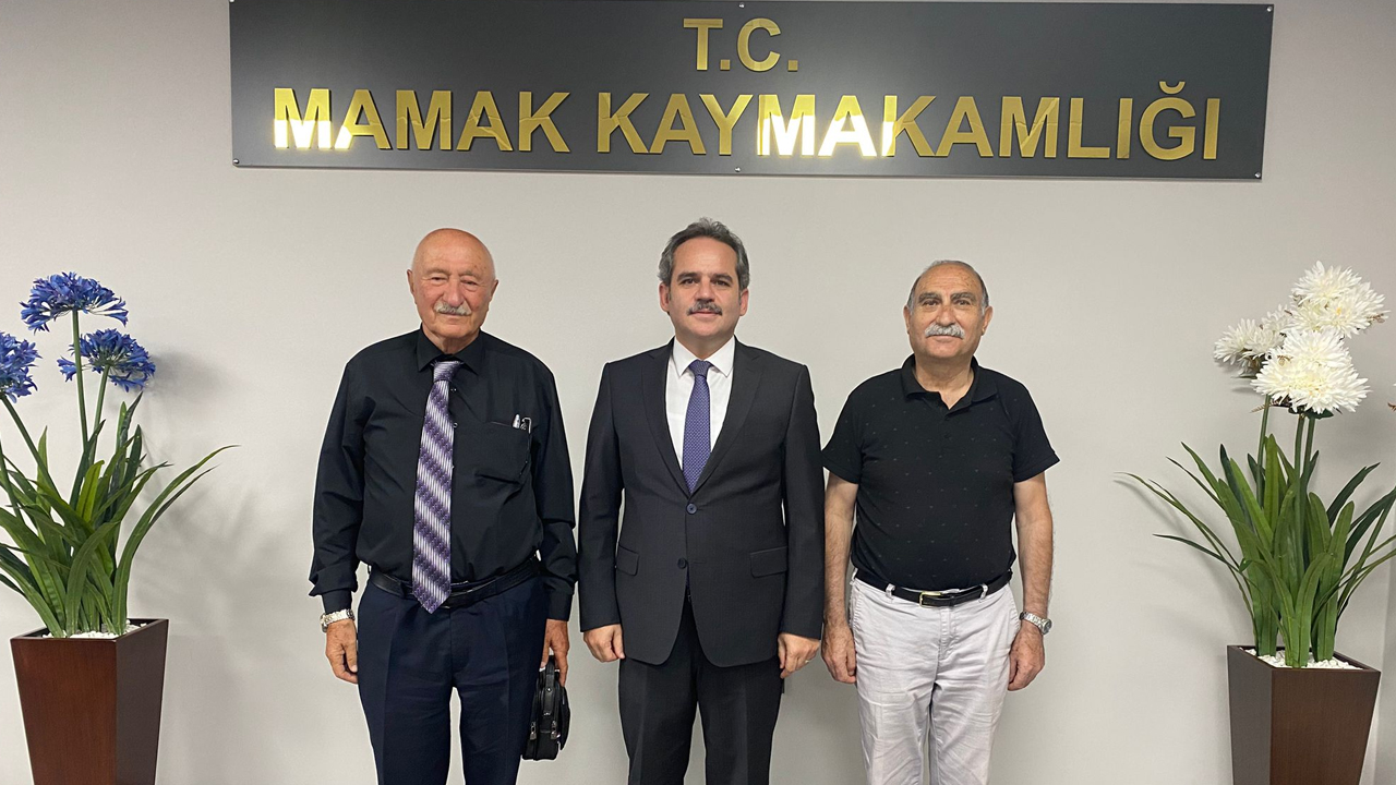 Şah-ı Merdan Cemevi’nden Mamak Kaymakamı Kaya’ya hayırlı olsun ziyareti