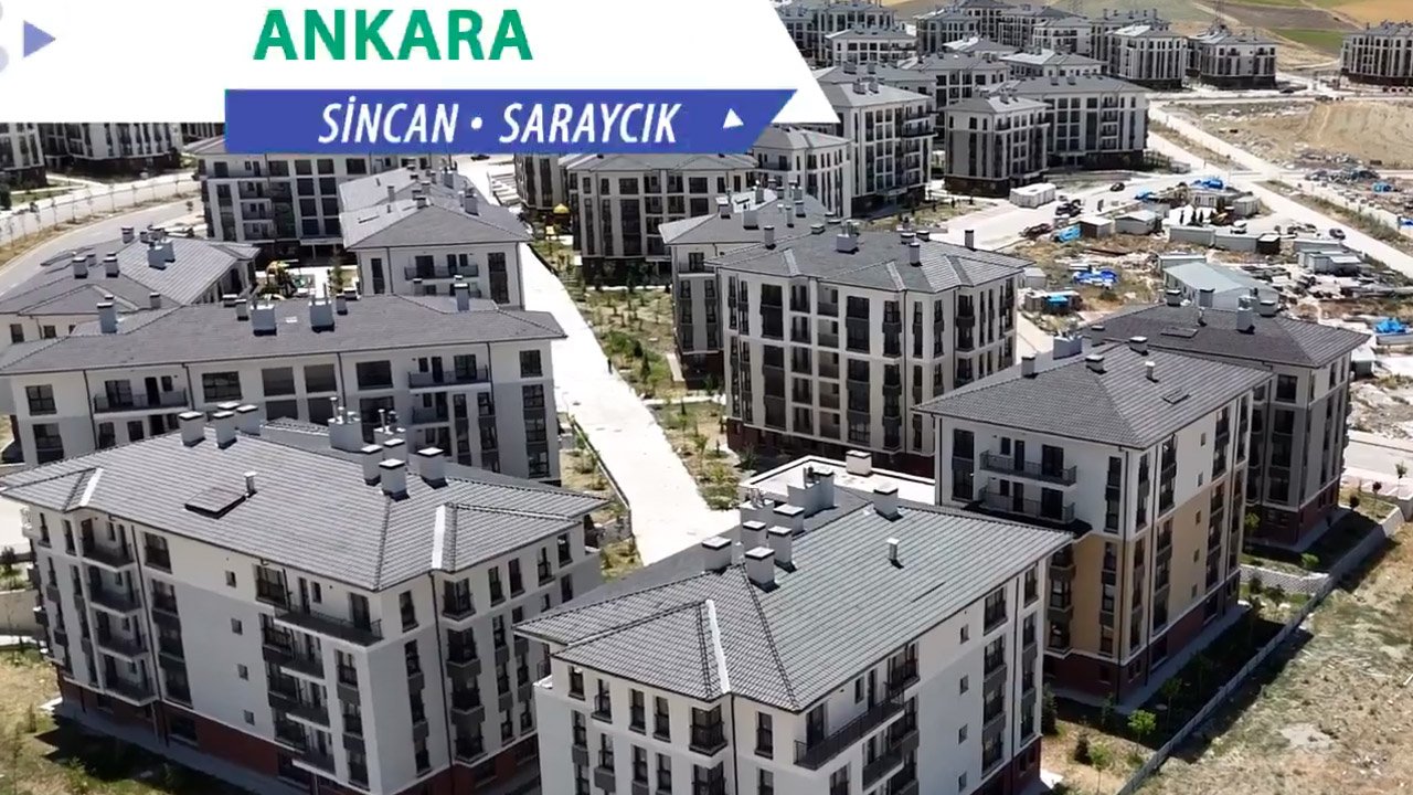 Sincan’da yapılan TOKİ konutları teslim ediliyor