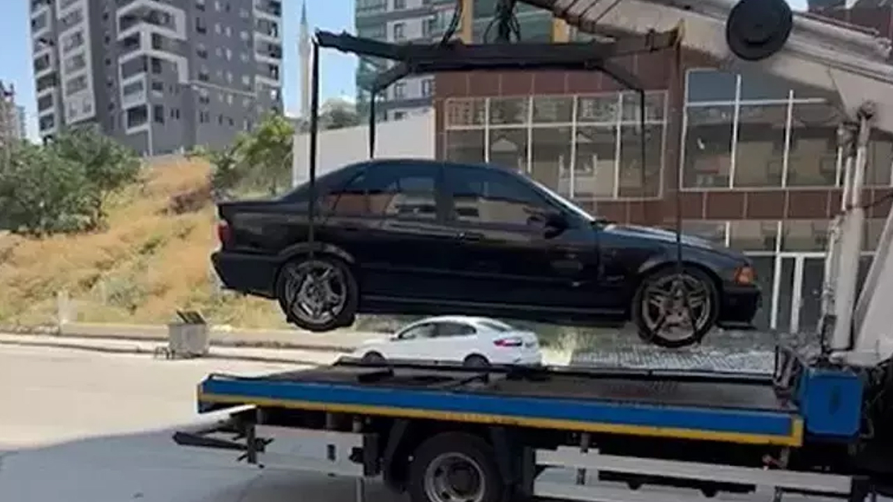 Ankara Mamak'ta drift atan sürücüye 46 bin lira ceza kesildi