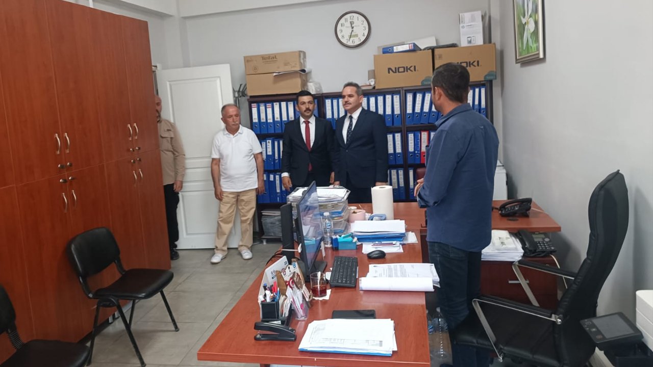 Kaymakam Mehmet Nebi Kaya Mamak'ta Hükümet Konağı'nı denetledi