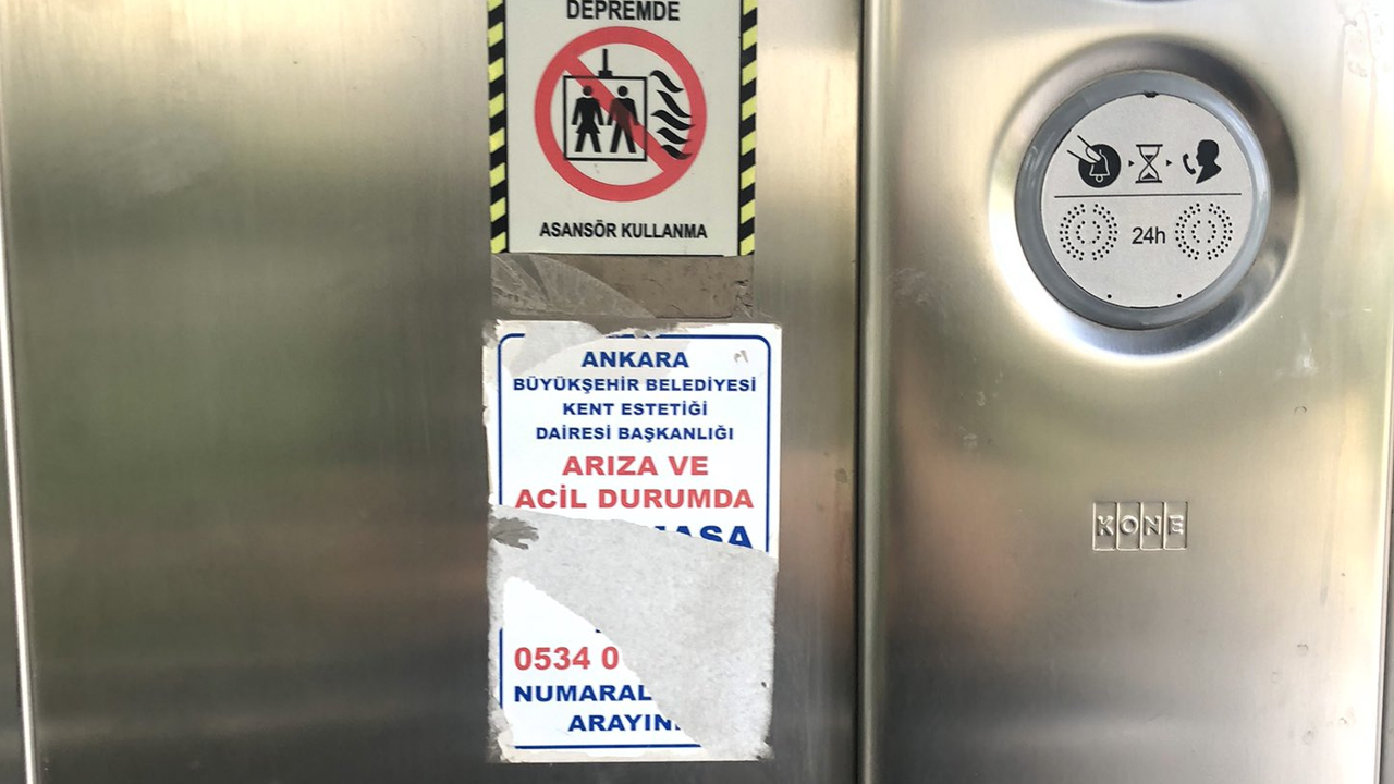 Botanik Metro Durağı'nda acil durum numarası sorunu giderildi