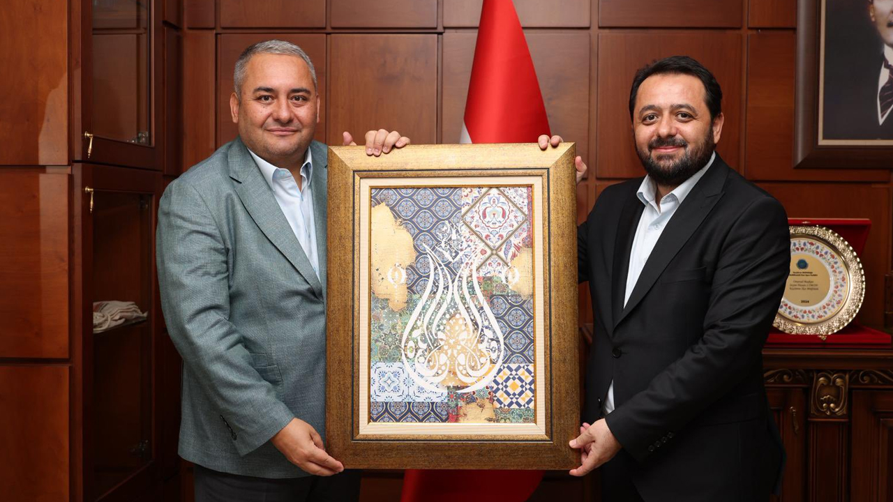 Keçiören'de Başkan Özarslan, ilçe müftüsünü ziyaret etti