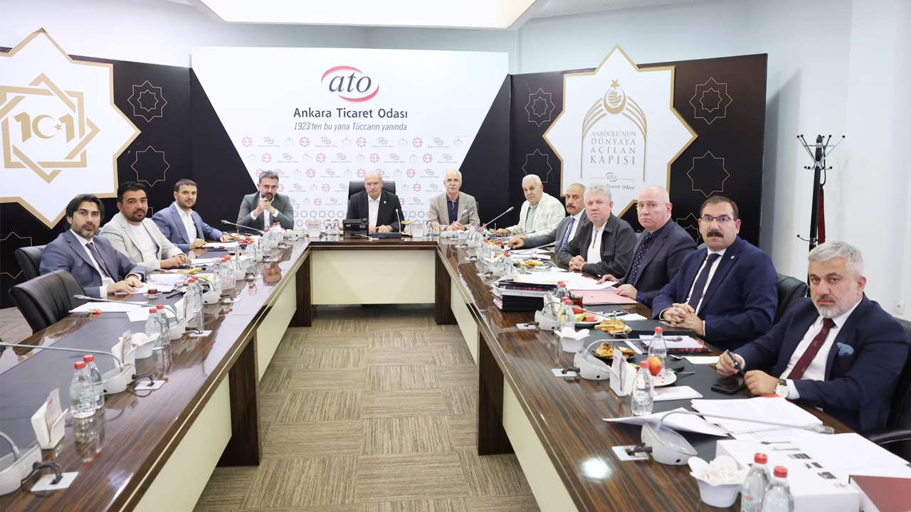 Ankara Ticaret Odası'nda yönetim kurulu toplandı